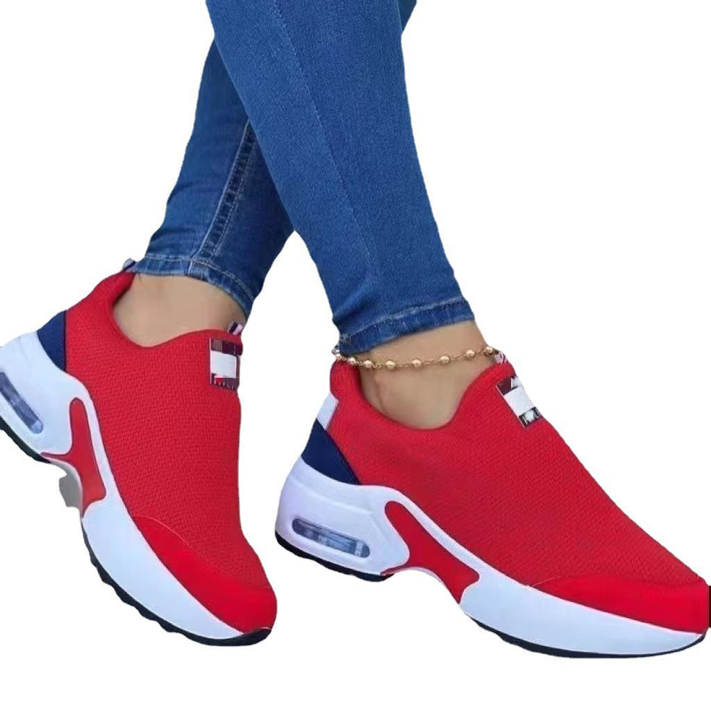 Damen Sock-Sneaker mit luftgepolsterter Sohleneinheit und gestricktem Komfortschaft Drune