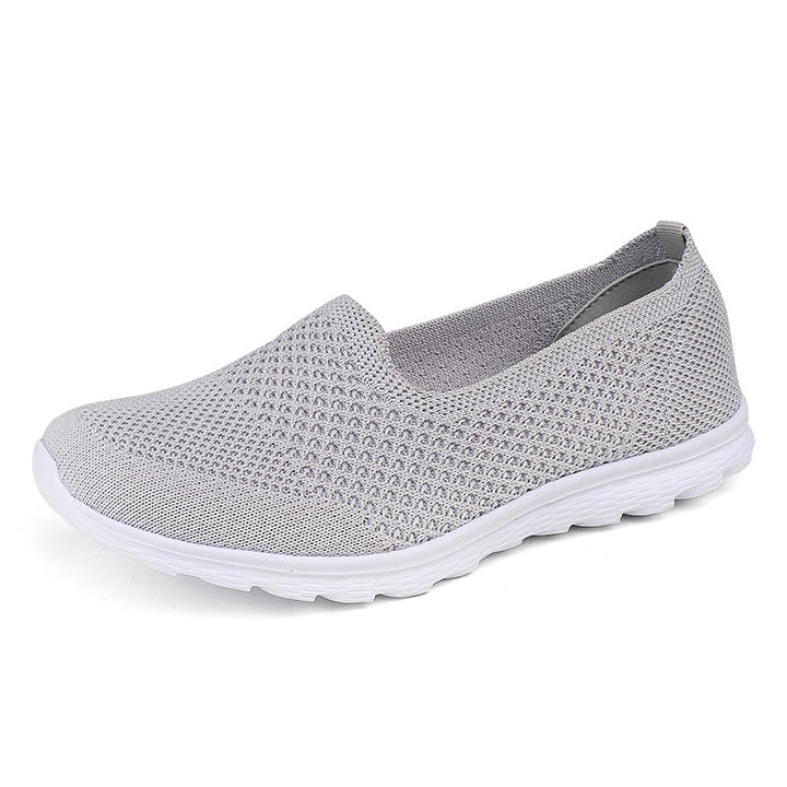 Damen nan nahtloser Komfort-Schlupfschuh mit elastischem Maschenobermaterial und gedämpfter Laufsohle Drune