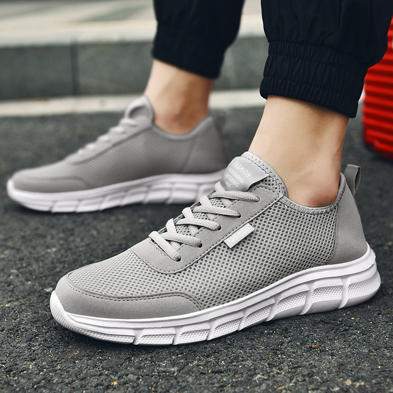 Unisex nan leichter Freizeit-Sneaker mit nahtlosem Mesh-Obermaterial und viskoelastischer Zwischensohle Drune