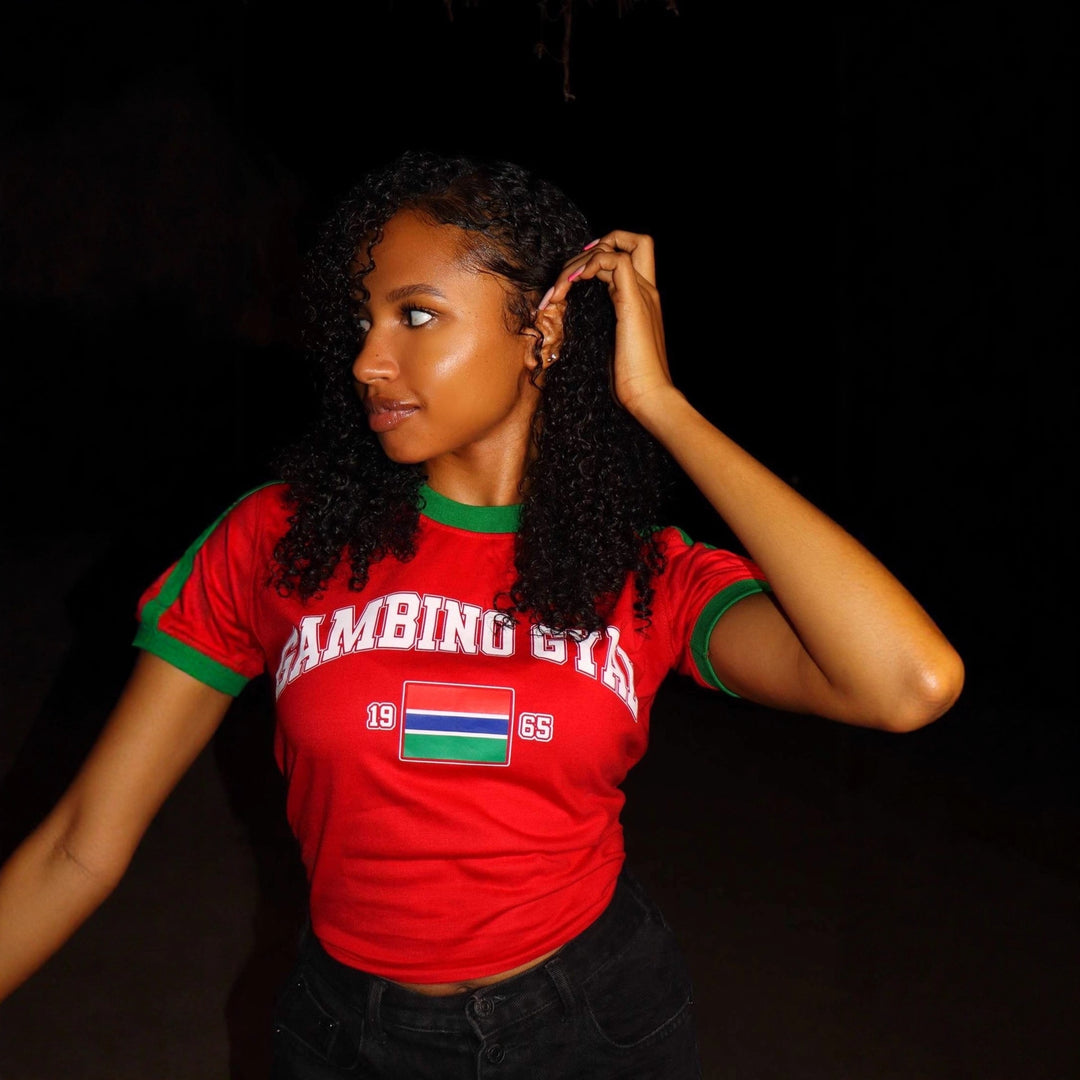 Damen sportliches T-Shirt mit trendigem Grafikdruck und lässigem Schnitt Drune