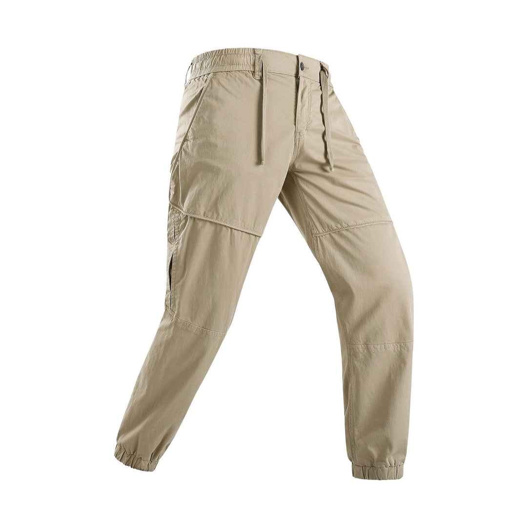Herren Leichte Cargo-Jogginghose mit Tunnelzug, Kniepasse und elastischen Bündchen Drune