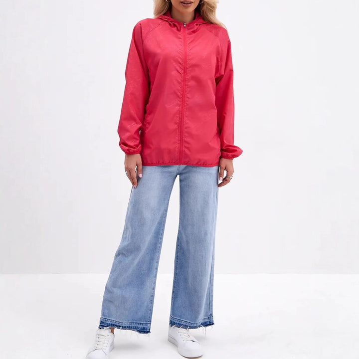 Damen Leichte Übergangsjacke mit Kapuze
