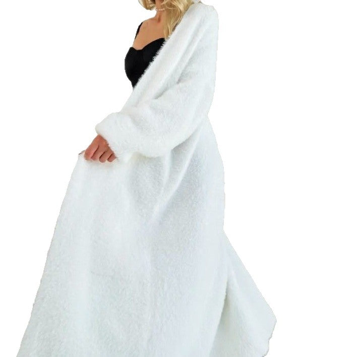Damen eleganter Strickmantel Drune