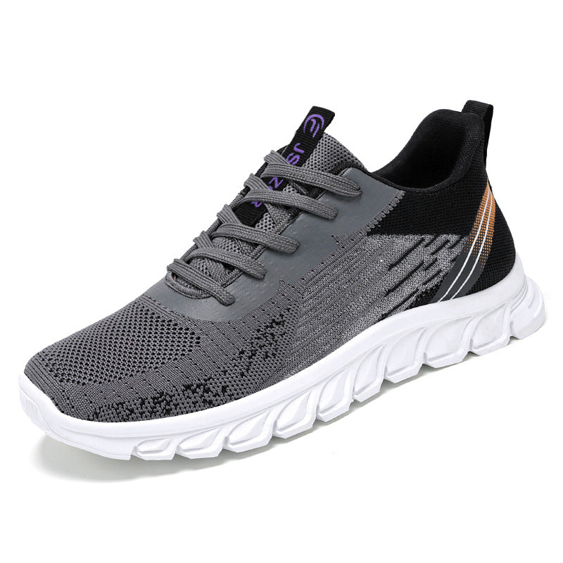 Herren nan atmungsaktive leichte Laufsneaker mit gestricktem Obermaterial und dämpfender EVA-Sohle Drune
