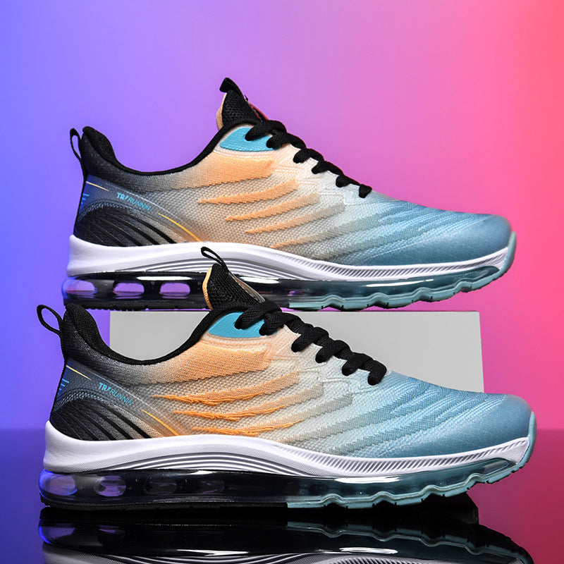Unisex atmungsaktive Air‑Cushion Running‑Sneaker mit sichtbarer Hohlkammer‑Zwischensohle und leichter Strickkonstruktion Drune