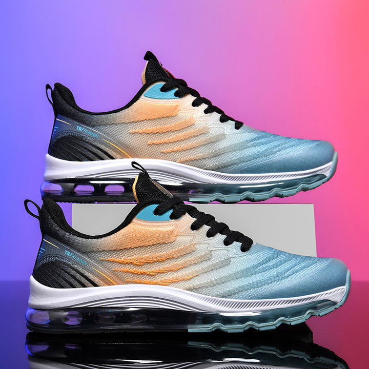 Unisex atmungsaktive Air‑Cushion Running‑Sneaker mit sichtbarer Hohlkammer‑Zwischensohle und leichter Strickkonstruktion Drune