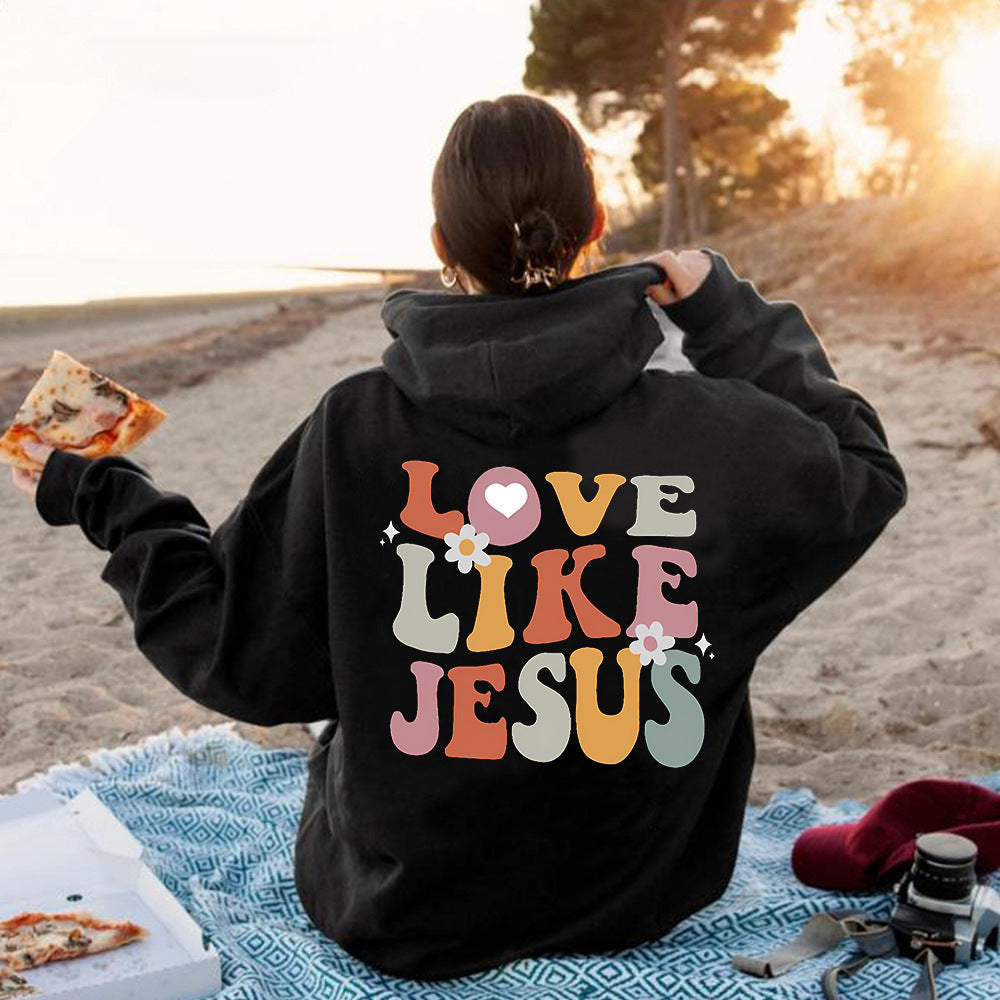 Damen gemütlicher Hoodie mit inspirierendem Aufdruck Drune