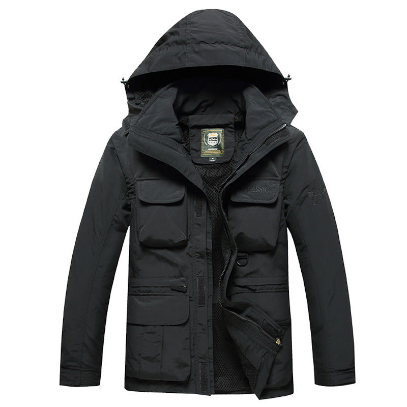 Herren Funktionale Outdoorkombination Jacke Drune