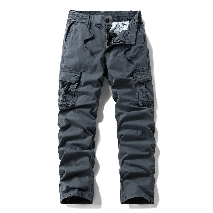 Herren Multifunktionale Cargohose mit elastischem Komfortbund, Tunnelzug und Organizer‑Taschen Drune