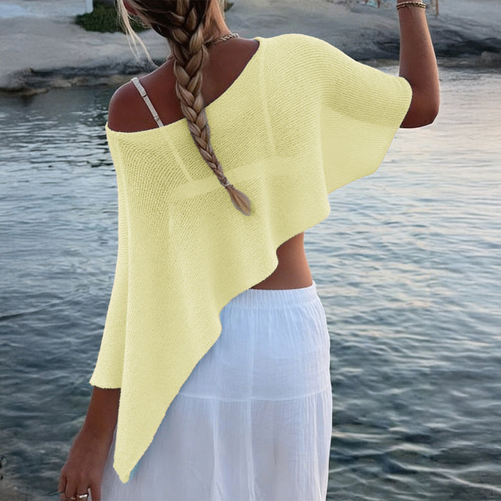 Damen Ethno-Badeset mit Fransen und asymmetrischem Design Drune