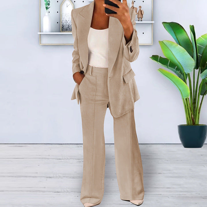 Damen Eleganter Anzug mit Bequemem Stoff für Jeden Anlass | Drune