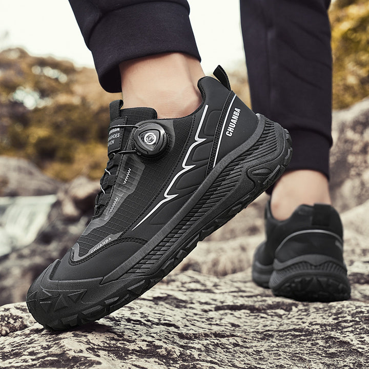 Herren robuste Outdoor‑Trekkingsneaker mit BOA‑Verschluss, verstärkter Zehenkappe und griffiger Trailsohle Drune