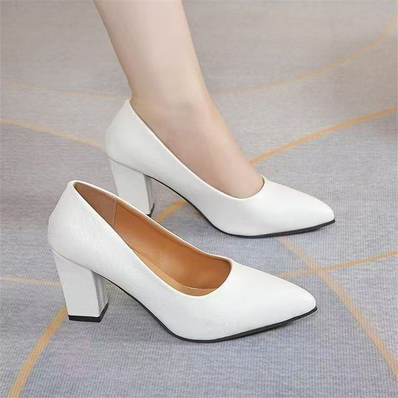 Damen klassische Blockabsatz Pumps Drune