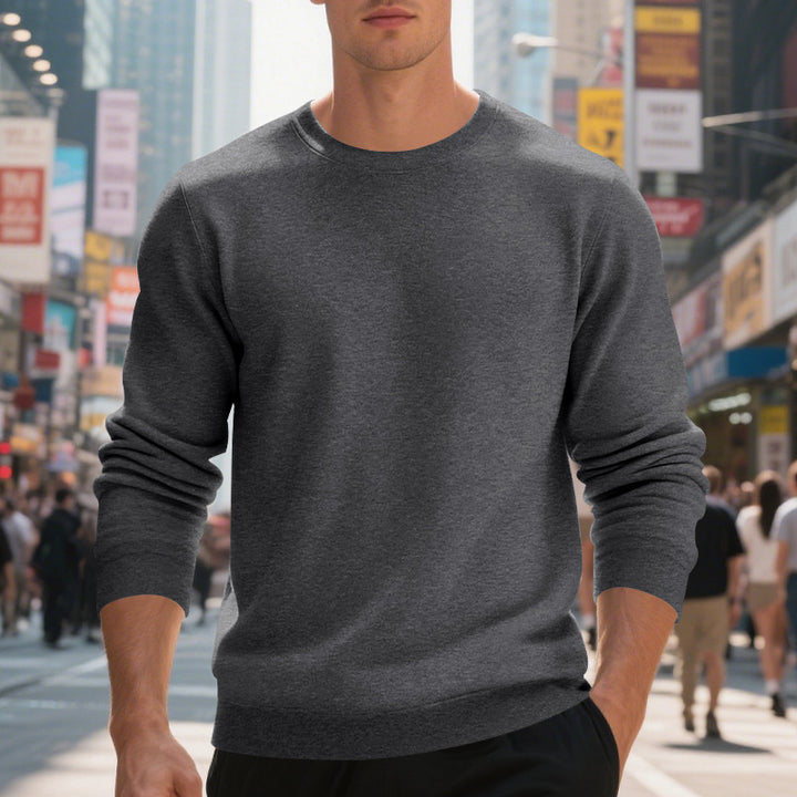Herren Sweatshirt mit Rundhalsausschnitt Drune