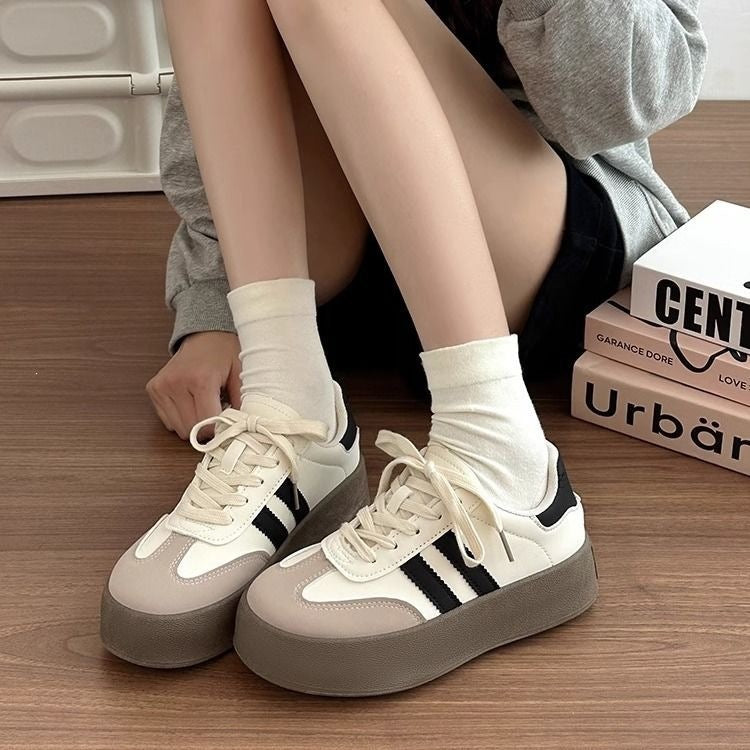 Damen Sneakers mit atmungsaktivem Obermaterial und rutschfester Laufsohle Drune