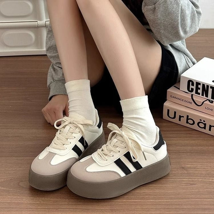 Damen Sneakers mit atmungsaktivem Obermaterial und rutschfester Laufsohle Drune