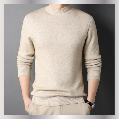 Herren Pullover mit hohem Kragen Drune