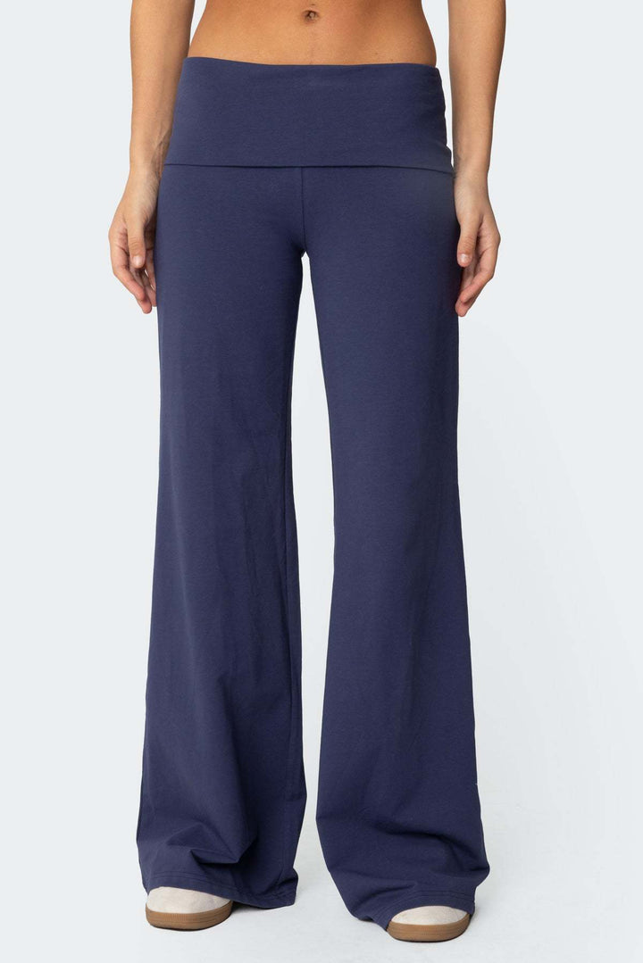 Damen Weite-Leg Lounge-Hosen Drune