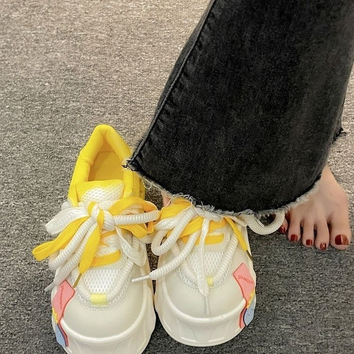Damen Sportliche Sneakers mit verspieltem Design und atemberaubender Sohle Drune