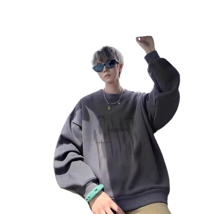 Unisex Oversized Sweatshirt mit grafischem Druck Drune