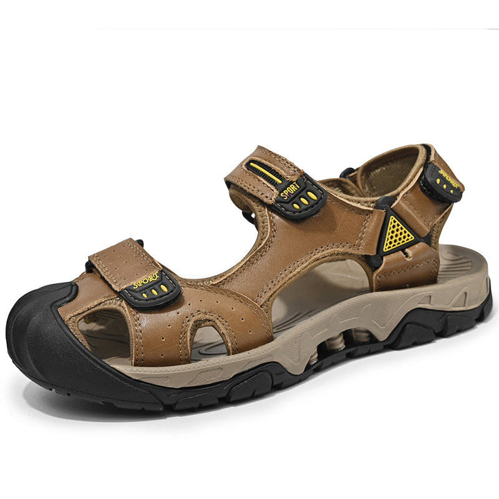 Herren Sportliche Freizeitsandalen mit einem praktischen Klettverschluss und rutschfester Sohle Drune