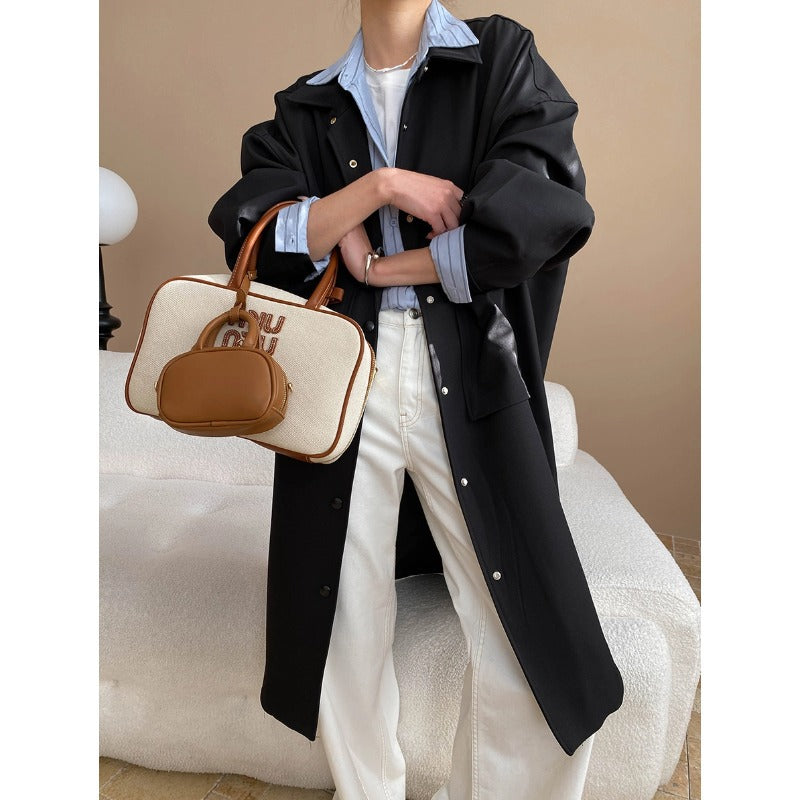 Damen elegante und lässige Oversized-Jacke mit modischem Schnitt Drune