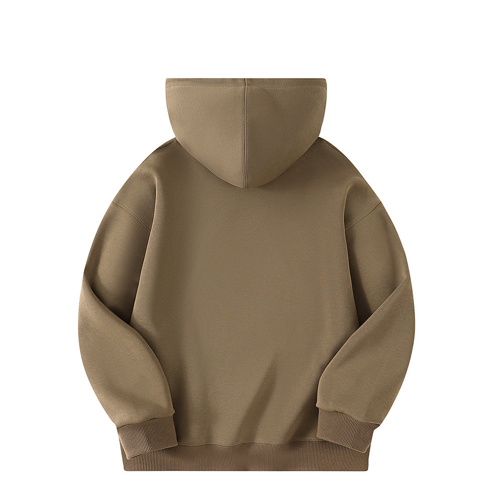 Unisex Minimalistischer Oversize-Kapuzenpullover mit French‑Terry-Qualität und verstärkten Nähten Drune