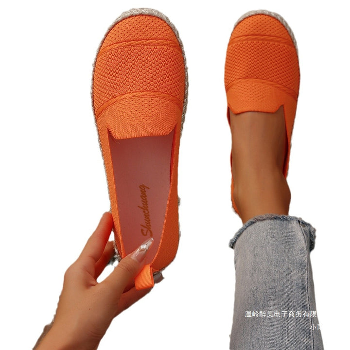 Damen Espadrilles mit atmungsaktiver Obermaterialstruktur und bequemer Sohle Drune