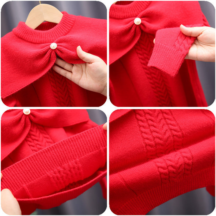 Damen Pullover mit trendigem Kragen und Zopfmuster Drune