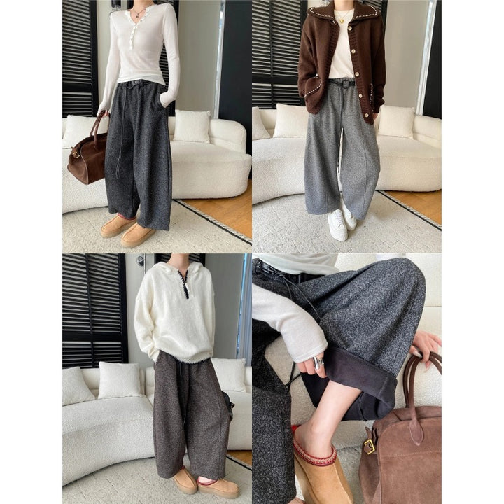 Damen gemütliche Strickjacke mit dekorativen Knöpfen und Taschen Drune