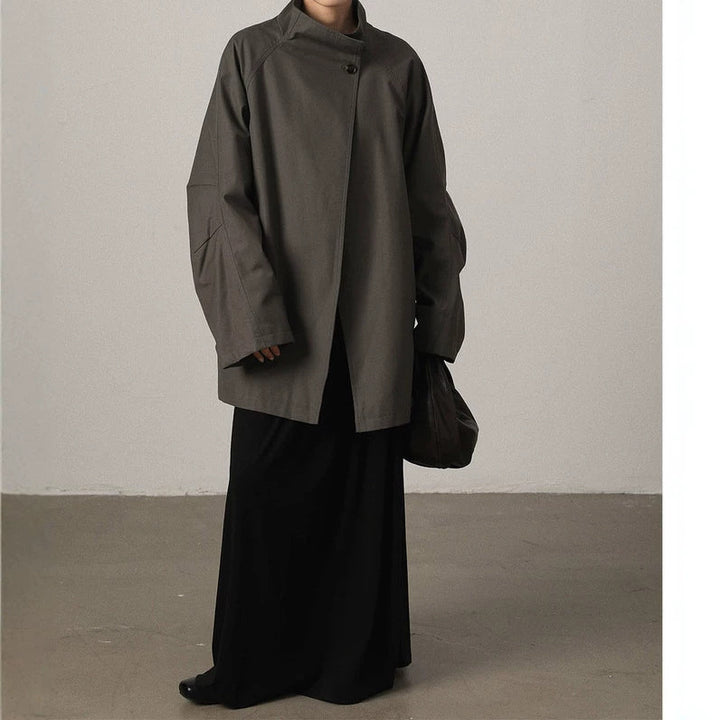 Damen Modische Langjacke Drune