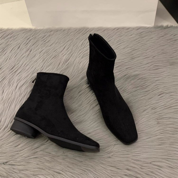 Damen Elegante Stiefeletten Drune