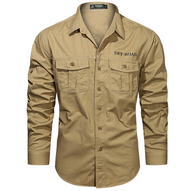 Herren Praktisches Outdoor Langarmhemd Drune