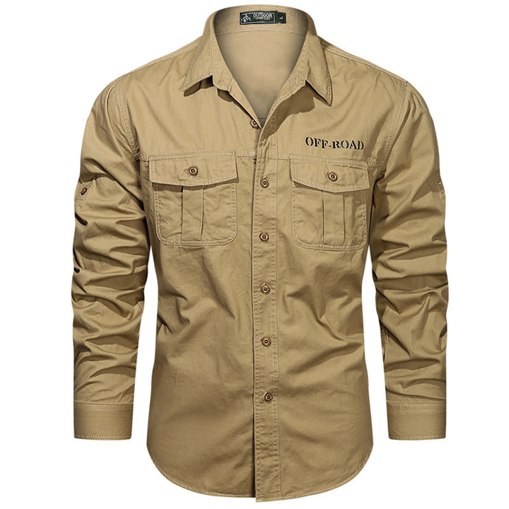 Herren Praktisches Outdoor Langarmhemd Drune