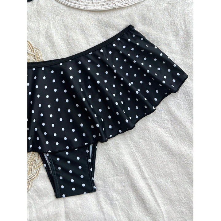 Damen Bikiniset mit Rüschen Drune