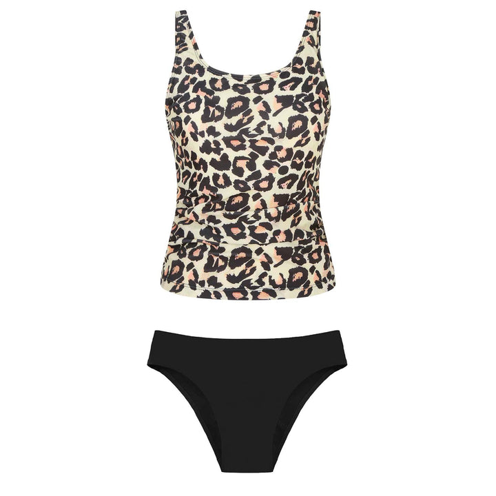 Damen Bikiniset mit floralem Oberteil und klassischem Unterteil Drune