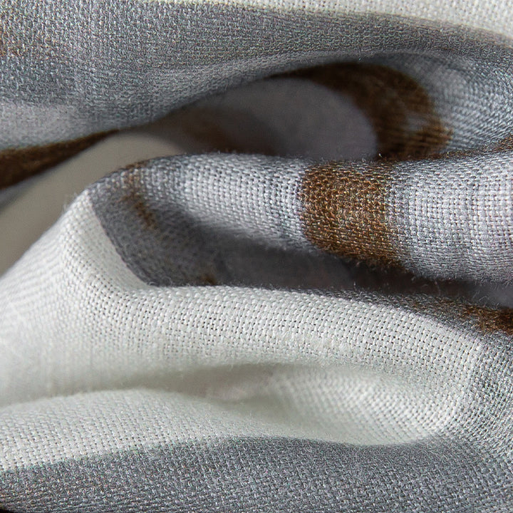 Damen A‑Linien‑Midirock mit hoher Taille und aquarelligem Karomuster Drune