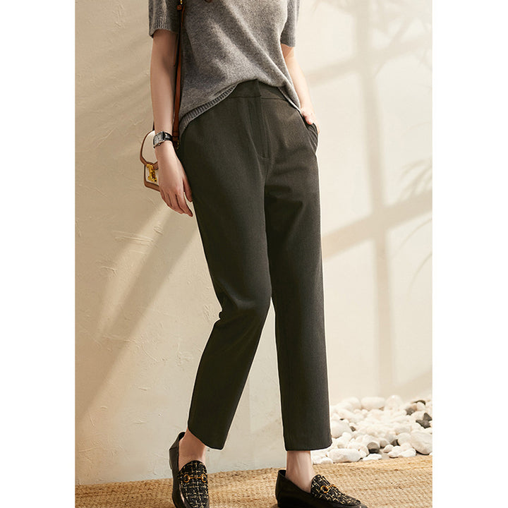 Damen Bequeme und elegante Stoffhose Drune