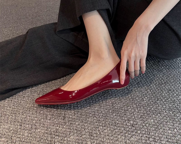 Damen elegante spitze Ballerinas Drune