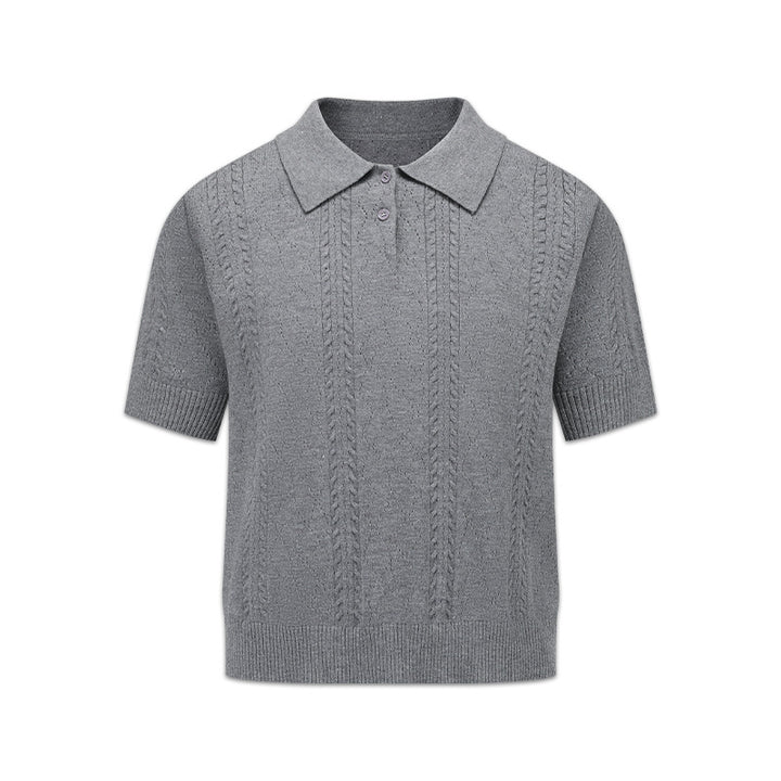 Herren Strick-Polohemd aus hochwertiger Baumwolle Drune
