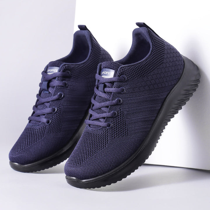 Damen Sportliche Sneakers mit atmungsaktivem Obermaterial und flexibler Laufsohle Drune