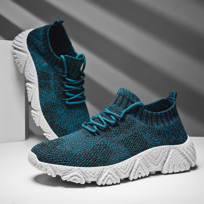 Unisex nan urbaner Strick-Schlupfsneaker mit sockenhaftem Schaft und markanter Profilsohle Drune
