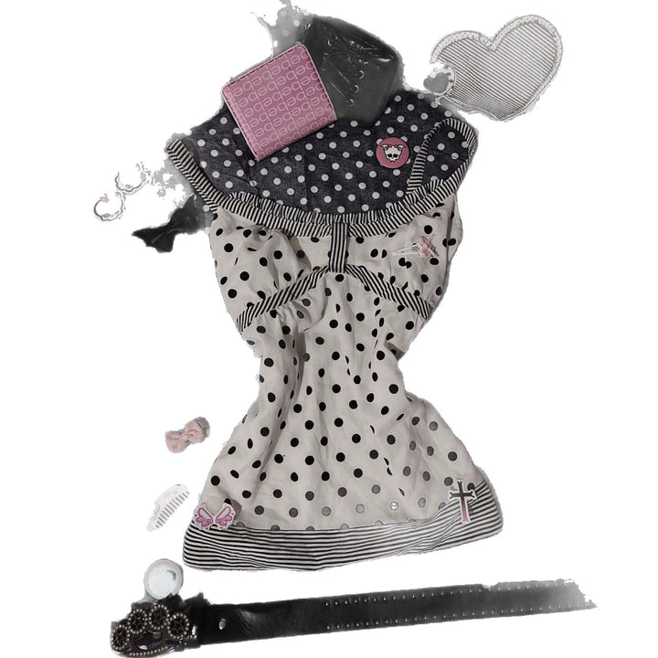 Damen Charmantes Polka-Dots Top Drune