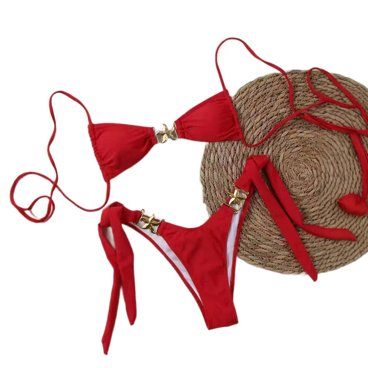 Damen Bikini-Set mit eleganten Schnallen Drune