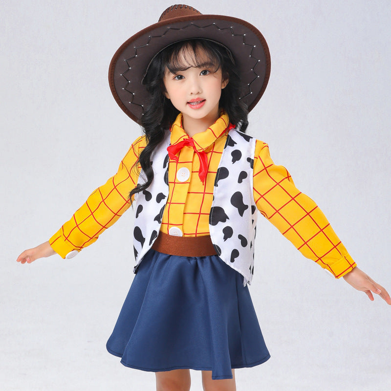 Mädchen Cowboy Kostüm Drune