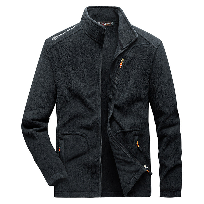 Herren Weiche Fleecejacke mit praktischen Taschen Drune
