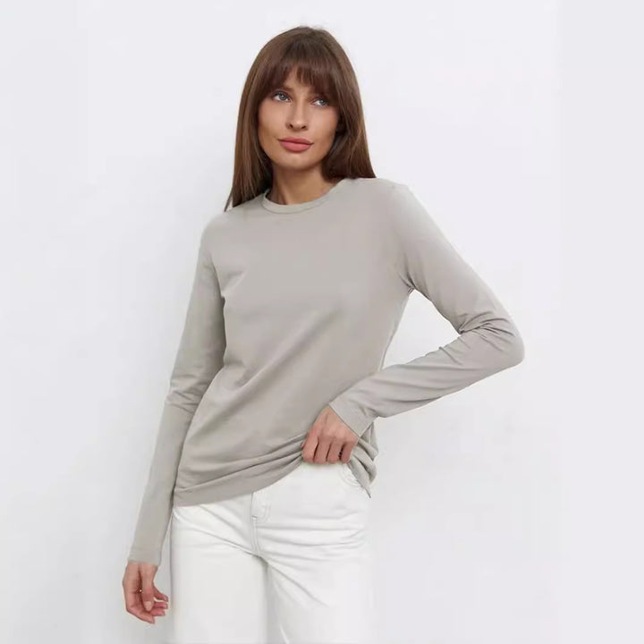 Damen Langarmshirt mit modernem Schnitt und figurfreundlicher Passform Drune