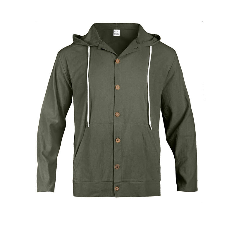 Herren Leichte Kapuzenjacke mit praktischen Taschen Drune