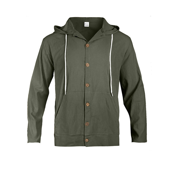 Herren Leichte Kapuzenjacke mit praktischen Taschen Drune