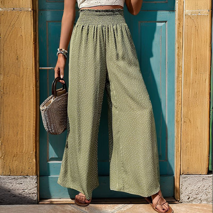 Damen Weite Sommerhose mit Gummizug Drune